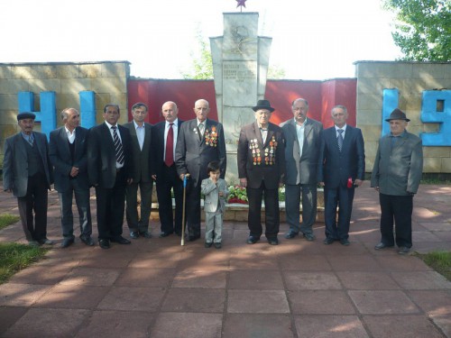 Празднование Дня Победы в п. Нидж. 9 мая 2010 г.